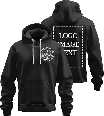 Custom Hoodies for Men Women,Customized Hoodie Personalized Sweatshirts Unisex With Logo Text Photo Gifts in Saudi Arabia
