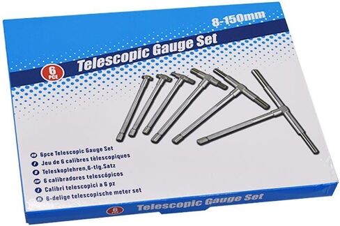 تصغير T Bore Gauge 6 قطع اسطوانة ثقب السلس غيج المهنية مجموعة ث / الحقيبة استبدال OEM الأصلي in Kuwait
