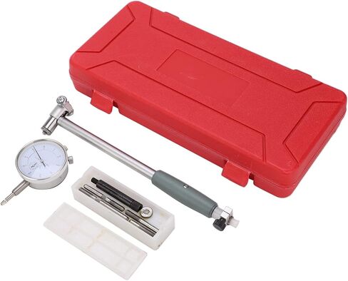 Hyuduo Dial Bore Set, 50 160MM Diameter Indicator Measuring Engine Cylinder Tool Kit, with Guiding Protective Bridge and Plastic Box, for Internal Sizes Measuring in Saudi Arabia
