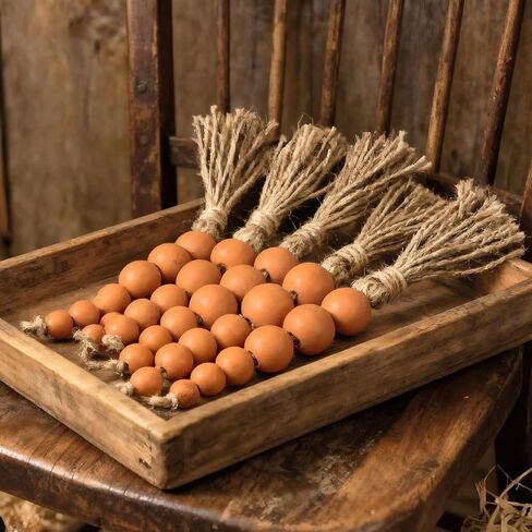 Kathfly 6 Pcs Easter Wooden Bead Carrots Decorations 9.45 Inch Artificial Easter Carrot Ornaments Basket Fillers Tiered Tray Table Decor Farmhouse Spring Party Favors Supplies Photo Props in Saudi Arabia