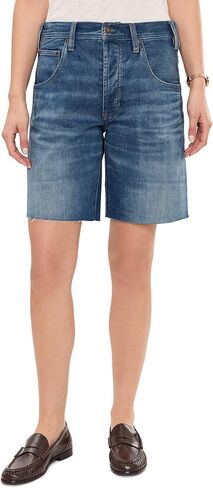 Liverpool Los Angeles 9" Vintage Mid-Rise Cutoff Denim Shorts in Saudi Arabia