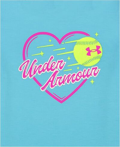Under Armour girls 2-piece Short Sleeve Tee and Shorts Set, Lightweight and Comfortable in Saudi Arabia