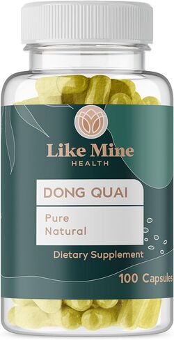 Dong Quai (100 Capsules), Pure & Natural, No Fillers or Additives, Gluten Free, Herbal Supplement for Women in Kuwait