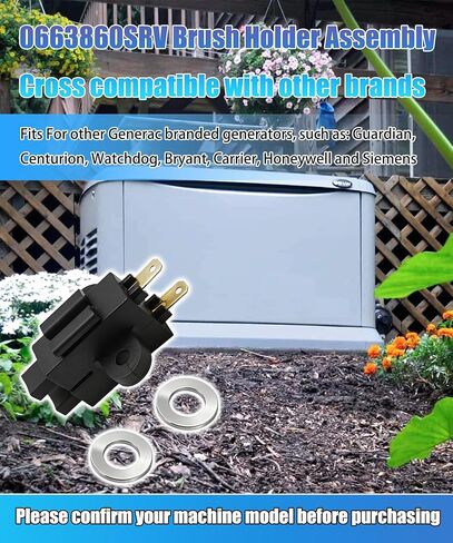0663860SRV Generators Brush Holder Fits For Generac branded Generators for Ge 5734 5735 005802-0 005932-0 4000XL 1470-0 46732 7000EXL 57351 in Kuwait