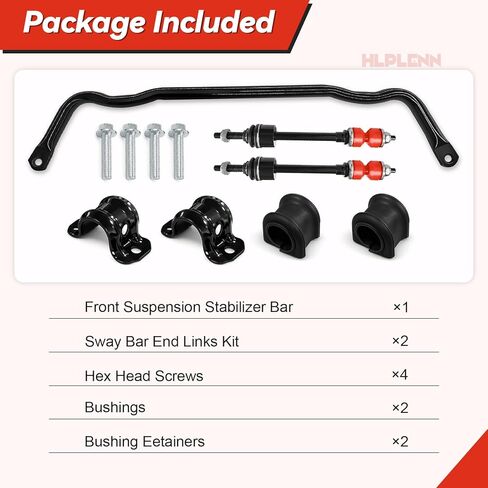 55398938AC قضيب تثبيت التعليق الأمامي مناسب لـ 2009-2010 دودج رام 1500، 2011-2018 رام 1500، 2019-2022 رام 1500 كلاسيكي 4WD، مجموعة وصلات نهاية قضيب Sway مع جلبة، استبدل K80894 55398938AB in Kuwait