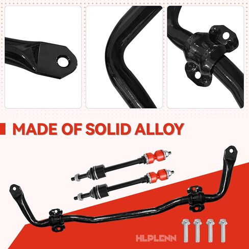 55398938AC قضيب تثبيت التعليق الأمامي مناسب لـ 2009-2010 دودج رام 1500، 2011-2018 رام 1500، 2019-2022 رام 1500 كلاسيكي 4WD، مجموعة وصلات نهاية قضيب Sway مع جلبة، استبدل K80894 55398938AB in Kuwait