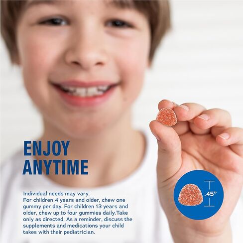 Natural Vitality Calm, Magnesium Citrate Kids Supplement, Stress Relief Gummies, Supports a Healthy Response to Stress, Gluten Free, Vegan, Sweet Citrus, 120 Gummies in Kuwait