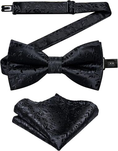 ربطات عنق DiBanGu للأولاد الصغار المربوطة مسبقًا مع مجموعة مربعة للجيب لحفلات الزفاف in Kuwait