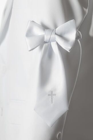 Boys Communion Armband White Embroidered Religious Cross (Boys) in Kuwait