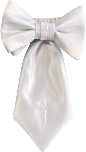 Boys Communion Armband White Embroidered Religious Cross (Boys) in Kuwait