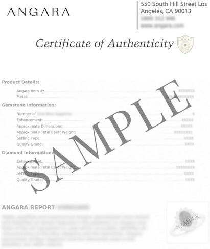 Angara Natural Diamond Three Stone Ring for Women in 14K Solid Gold/Platinum | Birthday, Engagement, Anniversary, Wedding Jewelry Gift for Women in Saudi Arabia