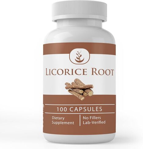 Pure Original Ingredients Licorice Root Extract (100 Capsules) Always Pure, No Additives Or Fillers, Lab Verified in Kuwait