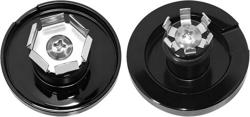 Black Front Slope Cut Axle Nut Caps for Harley Touring/Road Glide/Street/CVO FLTRX FLHX 2024 2025 Models in Kuwait