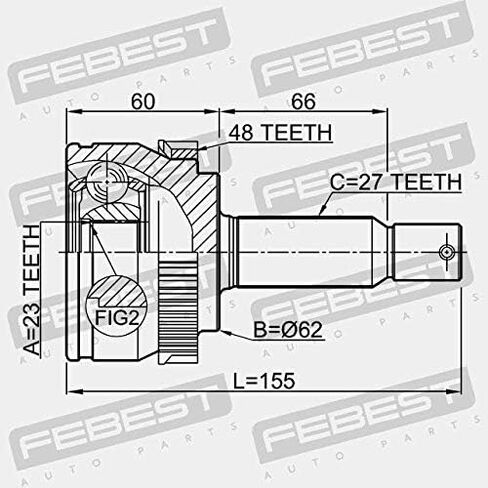 وصلة السيرة الذاتية الخارجية 23X62X27 فبراير 1210-TUC20A48 OEM 49508-2EC00 in Kuwait