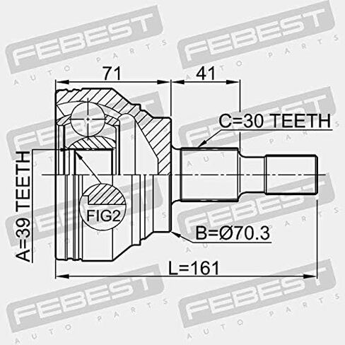 وصلة السيرة الذاتية الخارجية 39X70.3X30 فبراير 1610-164 Oem A1643302001 in Saudi Arabia
