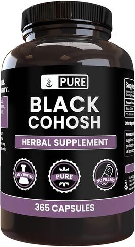 Pure Original Ingredients Black Cohosh (365 Capsules) No Magnesium Or Rice Fillers, Always Pure, Lab Verified in Kuwait