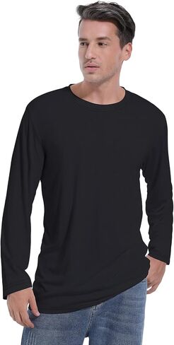Dri-Tek Big & Tall Long Sleeve Moisture Wicking Athletic T-Shirt in Saudi Arabia