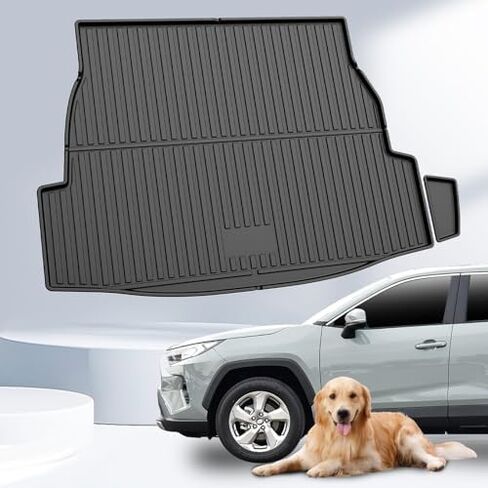 AOMSAZTO Cargo Mat Compatible with 2024 2025 2026 Toyota Grand Highlander: Cargo Liner with Backrest Mat 2-in-1 - All Weather TPE Trunk Mat for Grand Highlander Accessories (Not Fit Highlander) in Kuwait