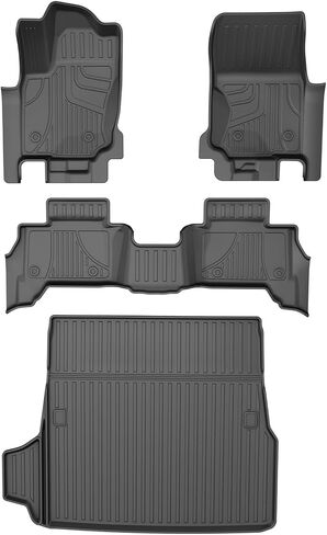 AOMSAZTO Cargo Mat Compatible with 2024 2025 2026 Toyota Grand Highlander: Cargo Liner with Backrest Mat 2-in-1 - All Weather TPE Trunk Mat for Grand Highlander Accessories (Not Fit Highlander) in Kuwait