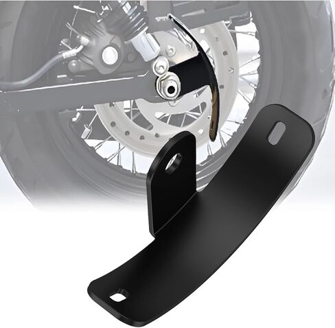 دعامة تثبيت لوحة الترخيص الخلفية المنحنية من Moker - متوافقة مع Harley Sportster 48/72 / Nightster/Roadster/Iron 883/1200 (Bobber، Chopper، Low Rider Style) in Kuwait