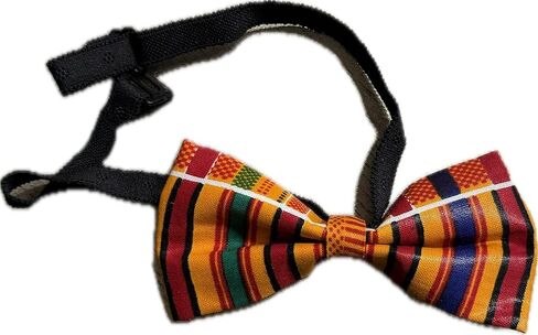 ShopHaven Kente Bow Tie, Kente Bowtie #2, Kente Bowtie for Men, African Print Bow Tie, Ankara Bowtie, Kente Bow tie for Boys, Ghana in Saudi Arabia