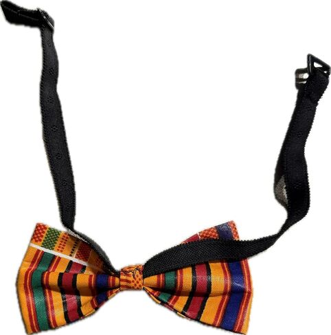 ShopHaven Kente Bow Tie, Kente Bowtie #2, Kente Bowtie for Men, African Print Bow Tie, Ankara Bowtie, Kente Bow tie for Boys, Ghana in Saudi Arabia