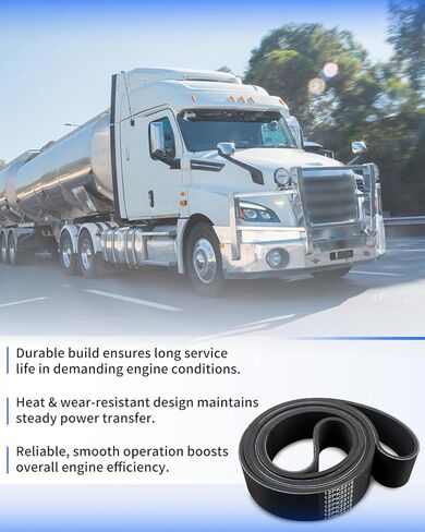 حزام المروحة 12PK2315 مناسب لـ Cummins ISX15 QSX15 استبدال 3100189 3682893 013216318 356541C3 in Saudi Arabia