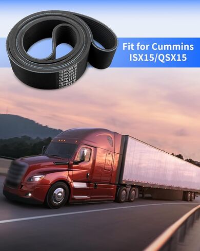 حزام المروحة 12PK2315 مناسب لـ Cummins ISX15 QSX15 استبدال 3100189 3682893 013216318 356541C3 in Saudi Arabia