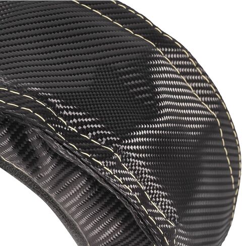 بطانية maxpeedingrods T6 من ألياف الكربون توربو غطاء درع الحرارة مع زنبركات تثبيت لـ HX52 HT60 GT40 T88 GT55 GT5533R GT5541R T88 Turbo in Kuwait
