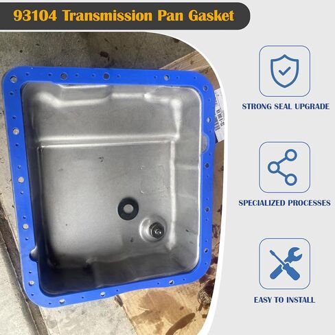 حشية وعاء زيت ناقل الحركة مناسبة لحشية GM 93104، متوافقة مع Moroso 4L60E، 700R4. مطاط مبركن عالي الصلابة مع طبقة فولاذية من الداخل، ضمان عدم التسرب، سهولة التركيب in Kuwait