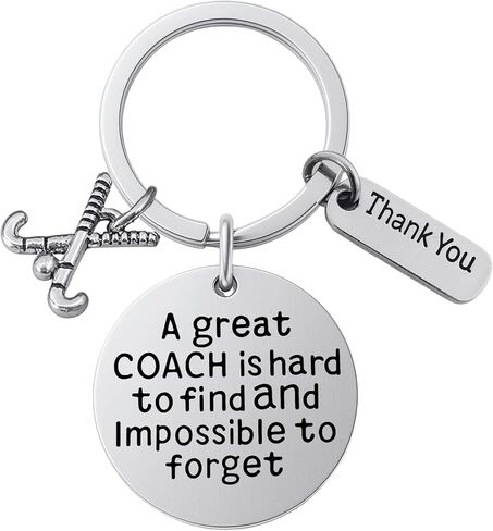 سبورتي بيلا سلسلة مفاتيح مدرب الهوكي الميداني، هدايا لمدرب الهوكي الميداني، سلسلة مفاتيح للرجال والنساء من جريت كوتش is Hard to Find But Impossible to Forget in Kuwait