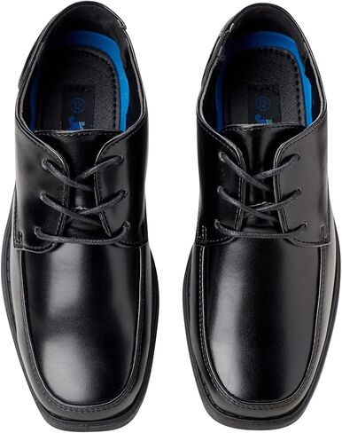 حذاء Josmo للأولاد برباط - أسود ناعم (مقاس 9 للأطفال الصغار) in Kuwait