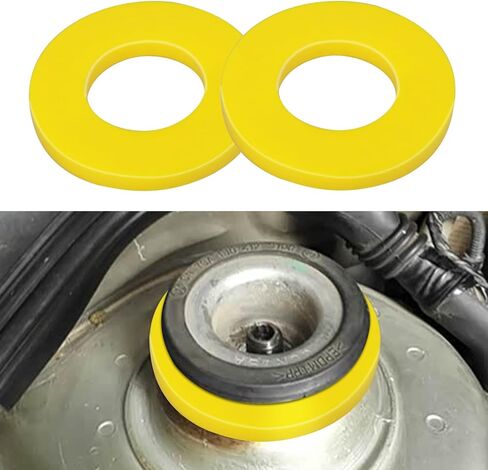 Wuyaoyao 2PCS Shock Bushings, Heavy Duty Suspension Bushings Rubber Ring for Shock Absorption & Noise Reduction, Shock-Absorbers Pad Buffer Damper Washers for Strut Tower Top Soundproof Sealing in Kuwait