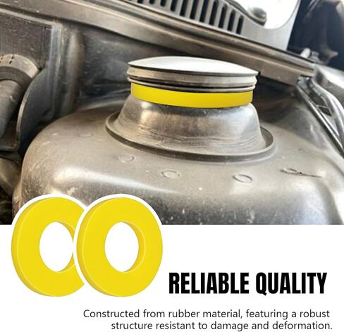 Wuyaoyao 2PCS Shock Bushings, Heavy Duty Suspension Bushings Rubber Ring for Shock Absorption & Noise Reduction, Shock-Absorbers Pad Buffer Damper Washers for Strut Tower Top Soundproof Sealing in Kuwait