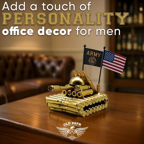 Bullet tank | Army |Man cave decor | Veteran gifts |mens office decor | Military gifts for man |Army gift |desk decor for man| Army stuff|unique gift for gun enthusiast| Military dad| Manly decor in Saudi Arabia