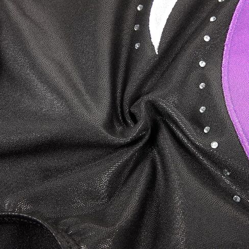 TEHAUX Gymnastics Leotard with Ballet Skirt, Washable and Quick-drying Purple Dance Performance Outfit for Ages 9-10 in Saudi Arabia