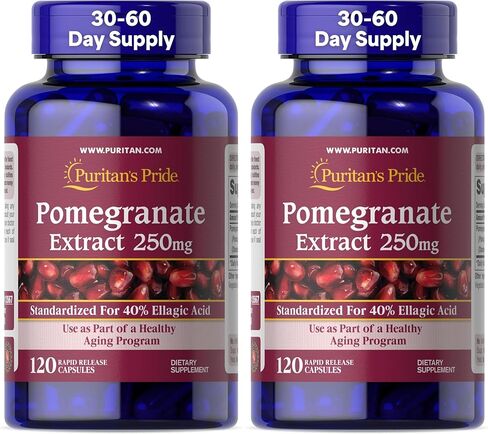 Puritan's Pride Pomegranate Extract, 250 Mg, 120 Count in Kuwait