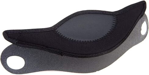 GMAX للجنسين البالغين على طراز خوذة الوجه الكامل Breath Guard FF88 Snow (مقاس واحد، أسود) in Saudi Arabia