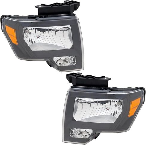 طقم المصابيح الأمامية البديلة (هالوجين) يناسب سائق Ford F-150 2009-2010 V8 (4.6L / 5.4L) واليمين in Kuwait