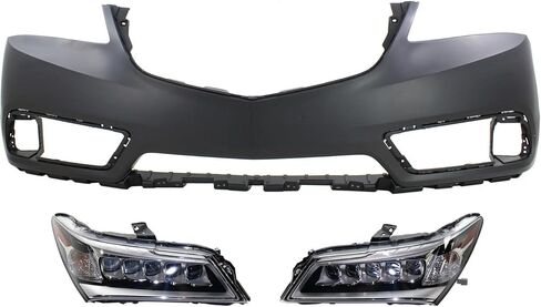 Sawyer Auto Replacement Headlight Kit Compatible with Acura MDX 2014-2016 SH-AWD (3.5L V6) Driver and Passenger Side Clear Lens LED in Saudi Arabia