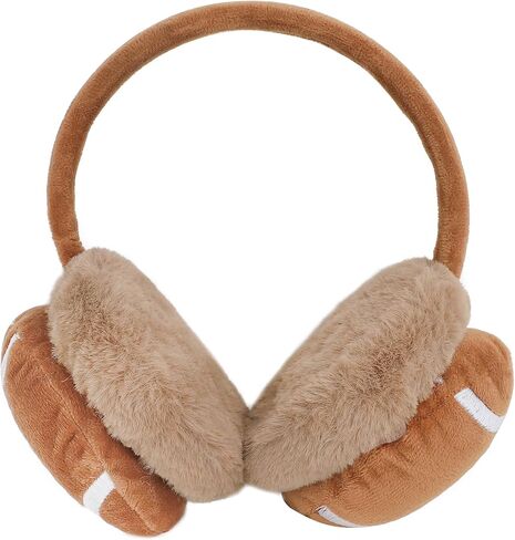 PURFUN Boys Girls Faux Fur Earmuffs Cute Cartoon Winter Warm Plush Ear Muffs Thermal Ear Warmers Outdoor Windproof Headwear in Saudi Arabia