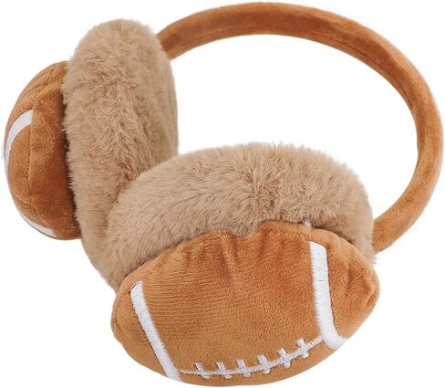 PURFUN Boys Girls Faux Fur Earmuffs Cute Cartoon Winter Warm Plush Ear Muffs Thermal Ear Warmers Outdoor Windproof Headwear in Saudi Arabia