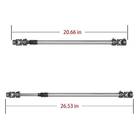 عمود توجيه تلسكوبي لـ 1980-1991 Ford Bronco/F-150/F-250/F-350 1980-1983 F-100 1986-1991 F-200 1988-1990 F-53 هيكل متنقل و1988,1990-1991 F-Super Duty 000-980 000980 in Kuwait