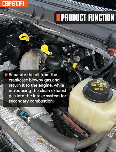 DZFST FI Aluminum Oil Separator for Ford F-250 F-350 F-450 F-550 Truck 6.7L Power Stroke 2011–2025, PCV CCV Vent Valve Crankcase Kit Replaces DC3Z6A785C FC3Z6A785F PC3Z6A785A in Saudi Arabia