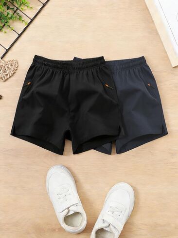 2PCS Girls Casual Shorts, Athletic & Daily Wear, Multi-Pack Set for Girls and Teens in Saudi Arabia