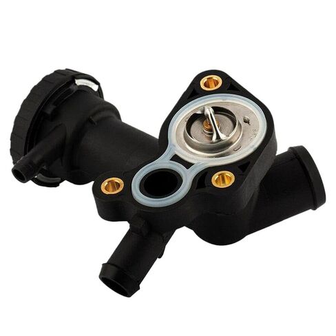 Thermostat Gasket Housing Assembly Compatible with Select 2002-2008 Vehicles – Replaces OE Numbers 11537829959, 11531486703, 11537596787, 11531485847, 11531501173 in Saudi Arabia