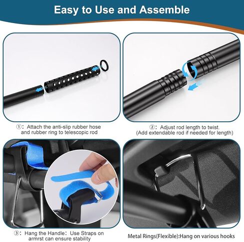 شريط شماعات ملابس السيارة 28-61 بوصة، قضيب ملابس شديد التحمل للسيارة، شريط تعليق ملابس خالي من التجاعيد، رف ملابس قابل للتعديل لسيارات الدفع الرباعي والشاحنات والشاحنات والشاحنات، مع 4 قطع خطافات مقعد إضافية in Kuwait