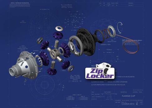 Yukon YZLD60-4-35 Zip Locker for Dana 60 35-Spline in Saudi Arabia