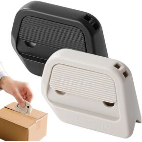 2 Pcs Magnetic Box Cutter,Box Opener Cutter,Ceramic Box Cutter,Ceramic, Box Cutters Retractable For Kids,Home And Office, Cardboard Cutting Tool(White+Black) in Kuwait