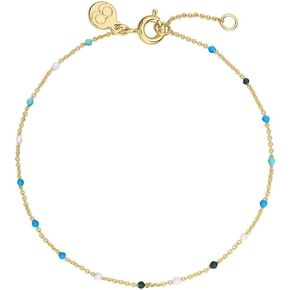 gorjana - Capri Bracelet - Everyday Wear - Vibrant Color Design - Inspired by Laguna Beach, Delicate Enamel Beads - Stackable Style, Trendy Fashion Accessory in Kuwait